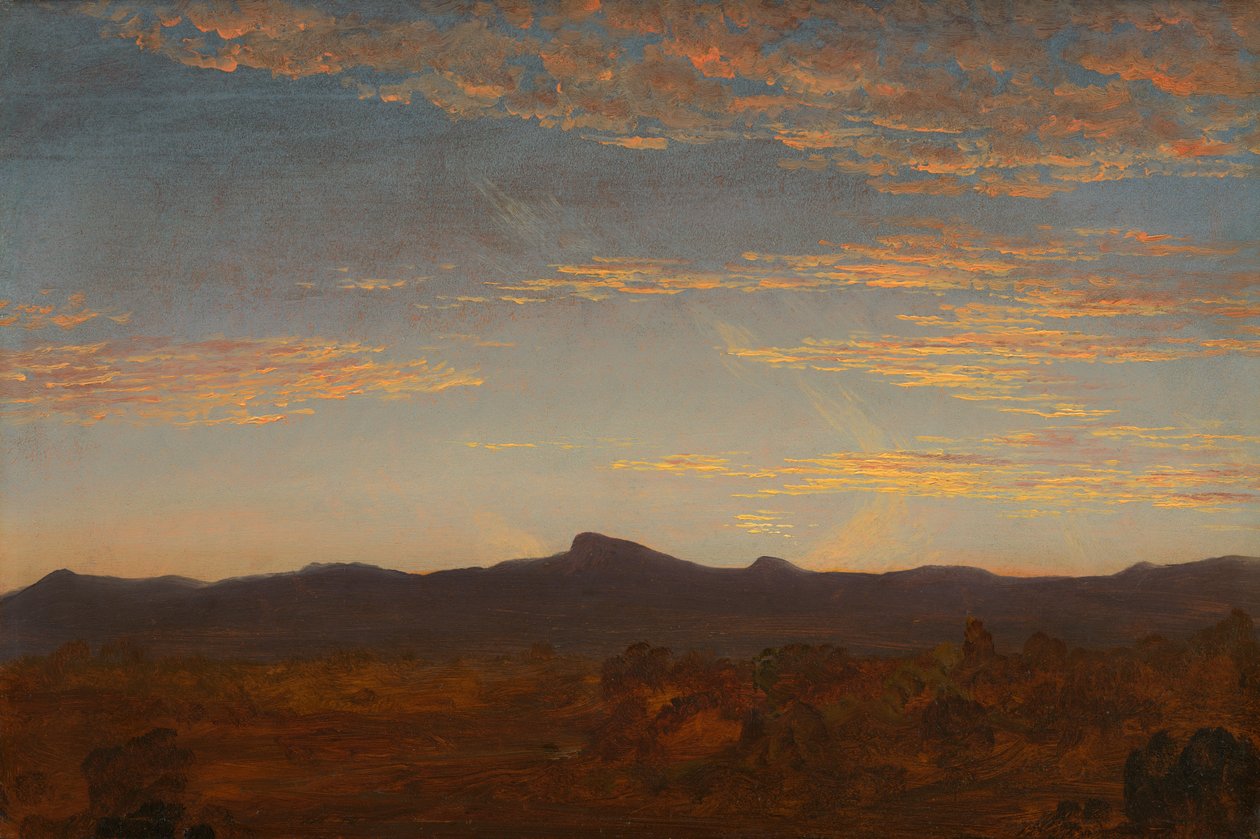 Undersøgelse for Catskill Creek af Thomas Cole