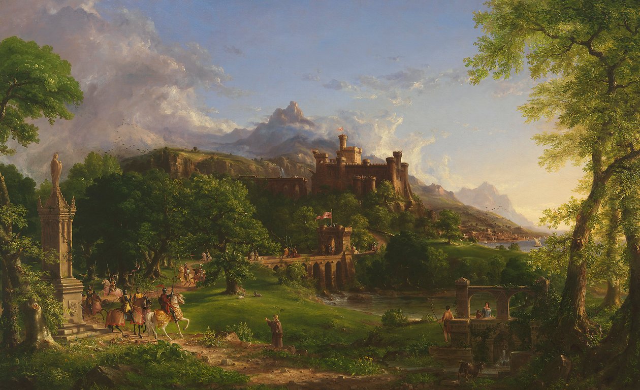 Afgangen, 1837 af Thomas Cole