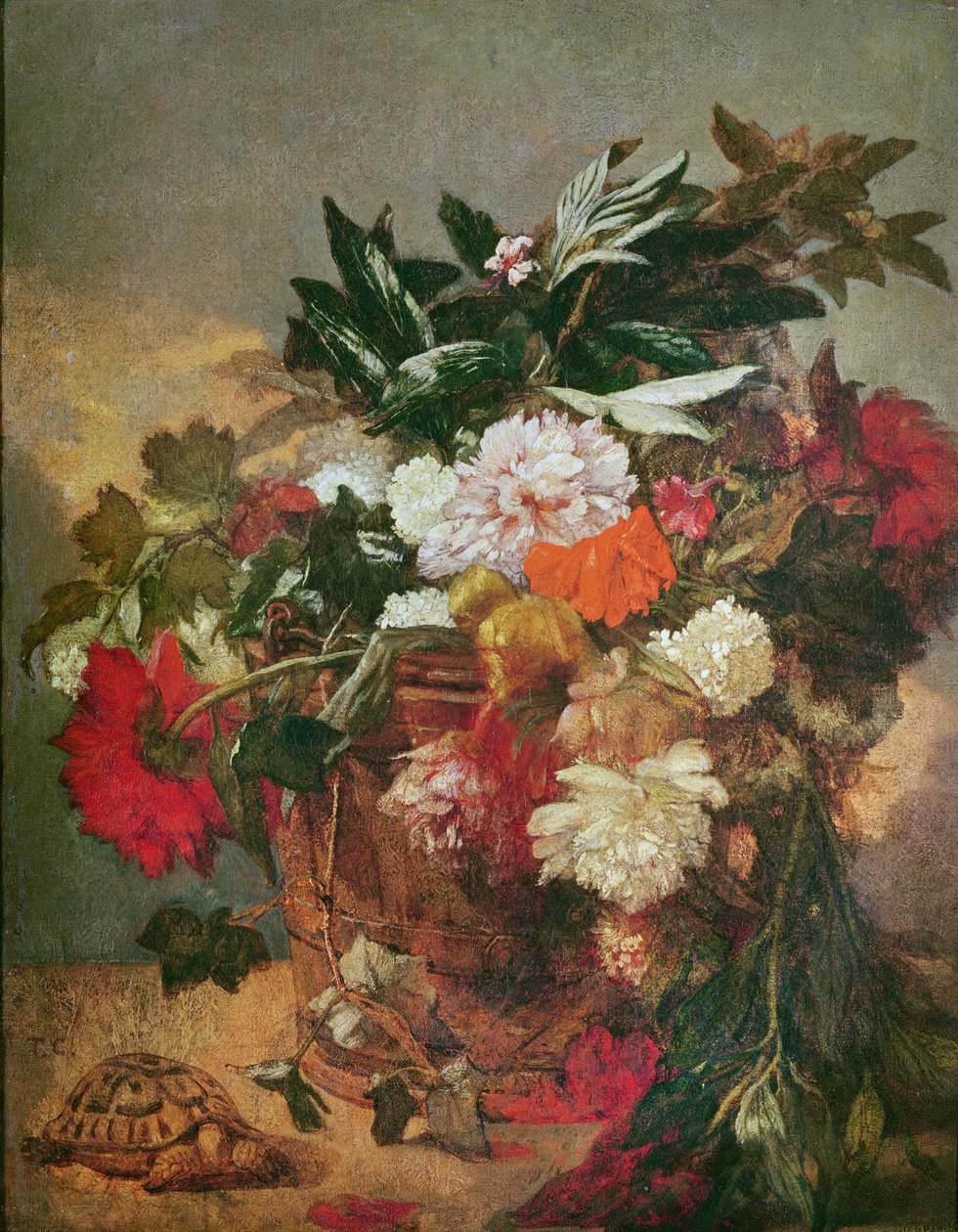 En buket pæoner af Thomas Couture