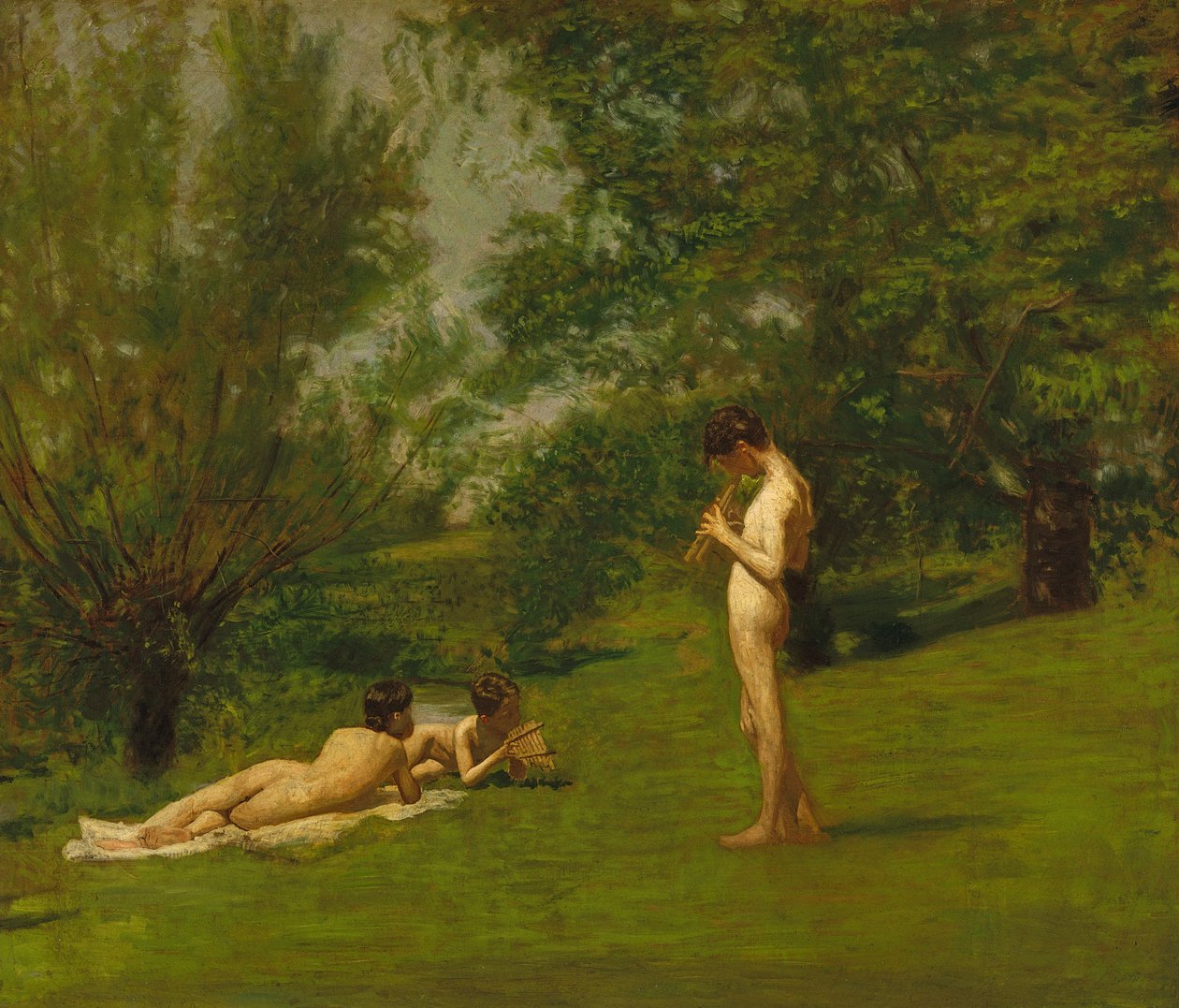 Arcadia, omkring 1883 af Thomas Eakins