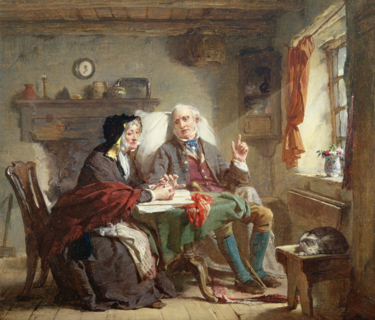 Hårde tider af Thomas Faed