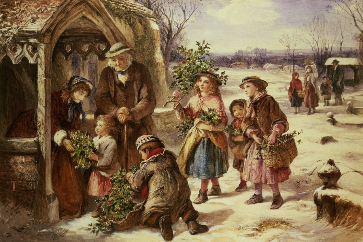 Julemorgen, 1865 af Thomas Falcon Marshall