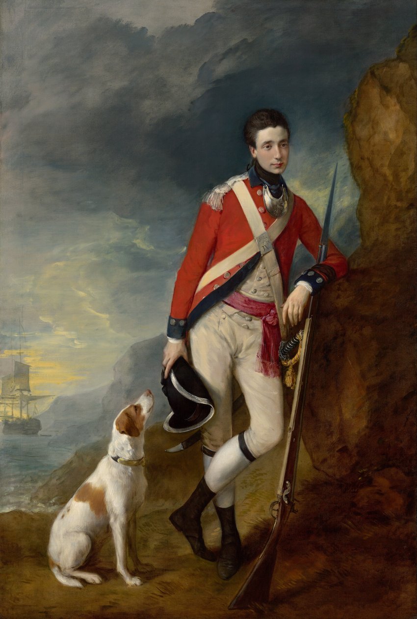 En officer ved 4. fodregiment af Thomas Gainsborough