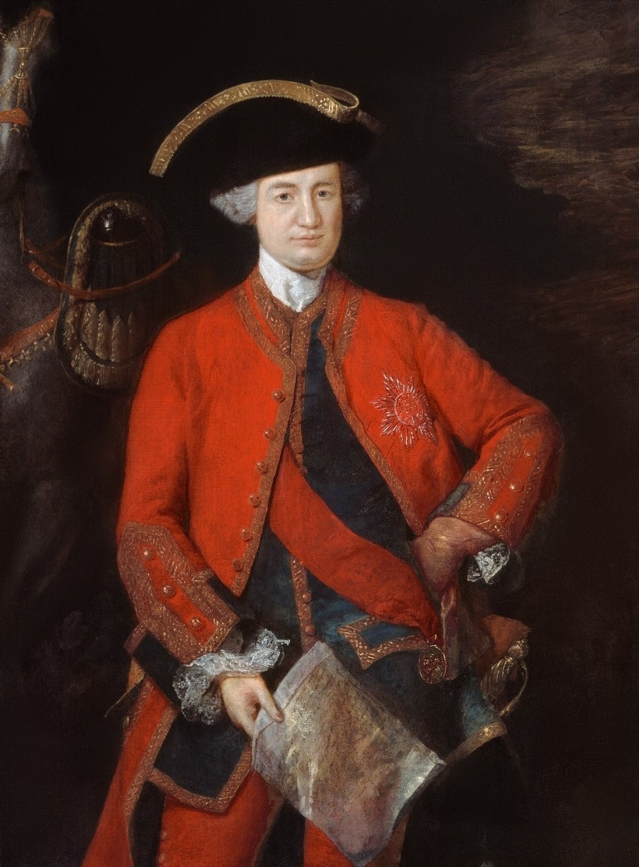 Lord Robert Clive (1725-74) i generalofficersuniform, ca. 1764 af Thomas Gainsborough