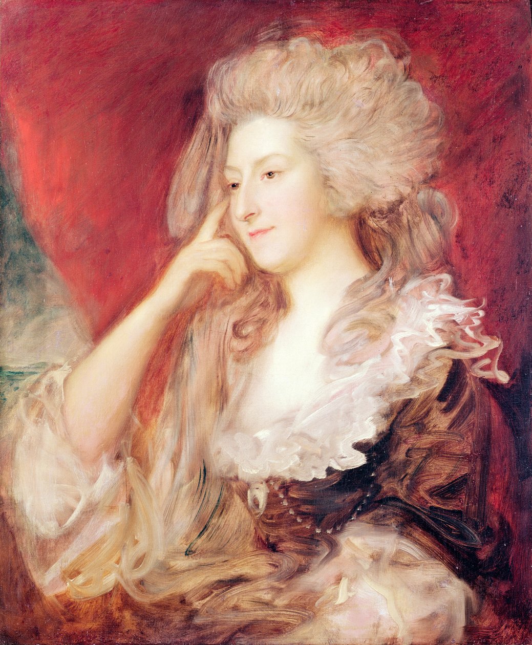 Fru Fitzherbert af Thomas Gainsborough
