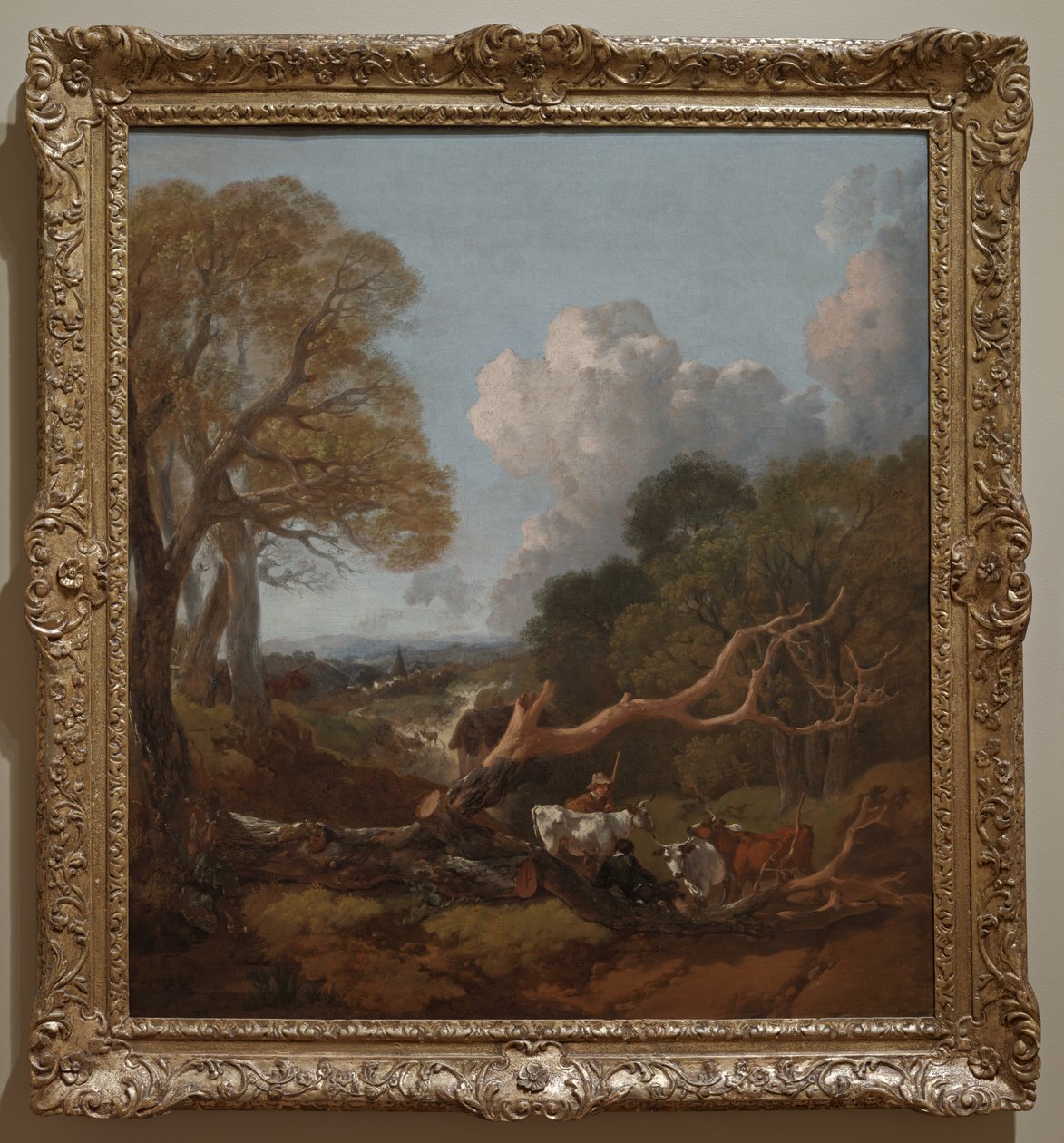 Det faldne træ, sandsynligvis mellem 1750 og 1753 af Thomas Gainsborough