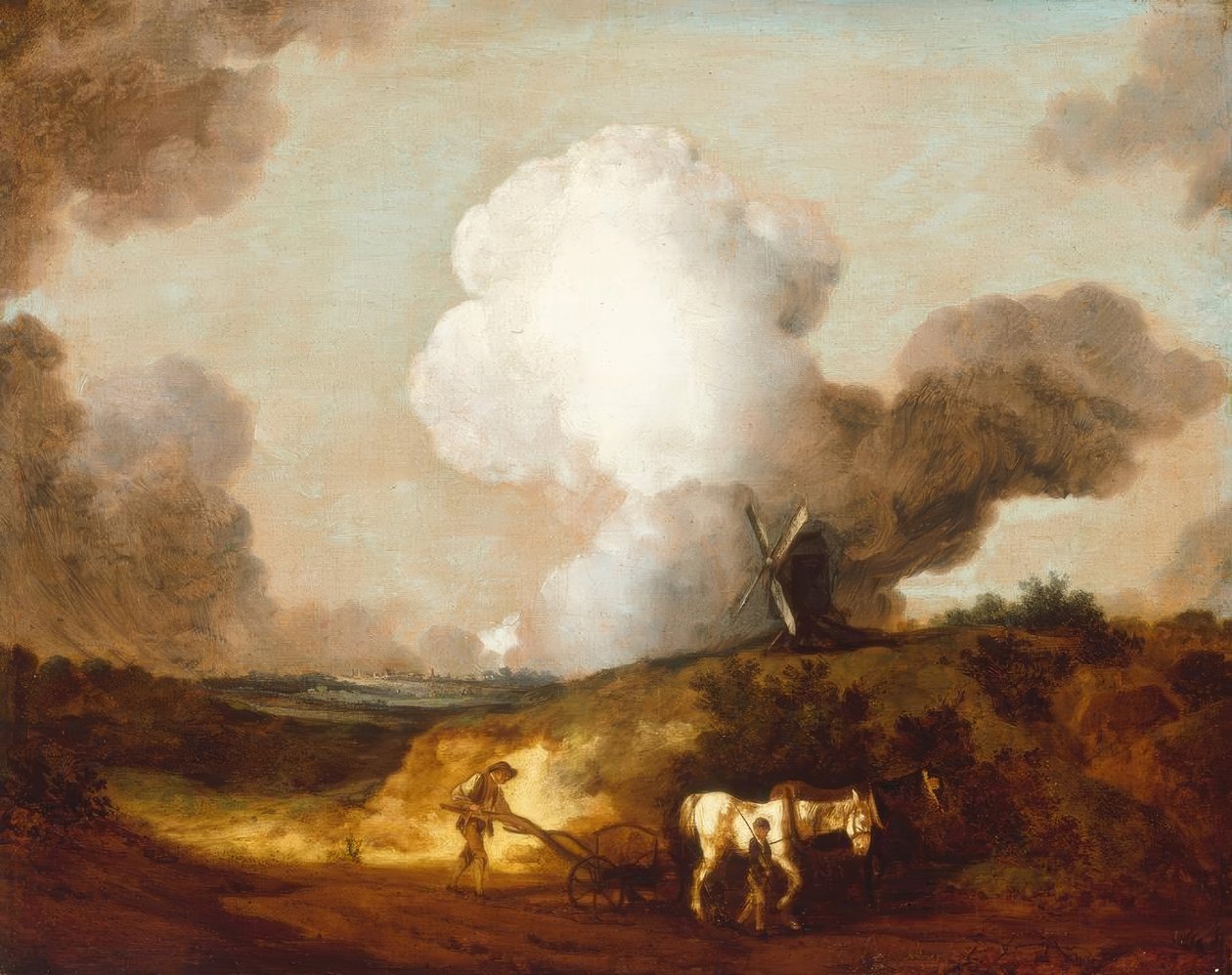 Suffolk-ploven af Thomas Gainsborough