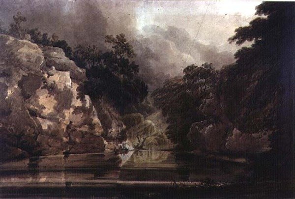 Plumpton Rocks, nær Knaresborough af Thomas Girtin