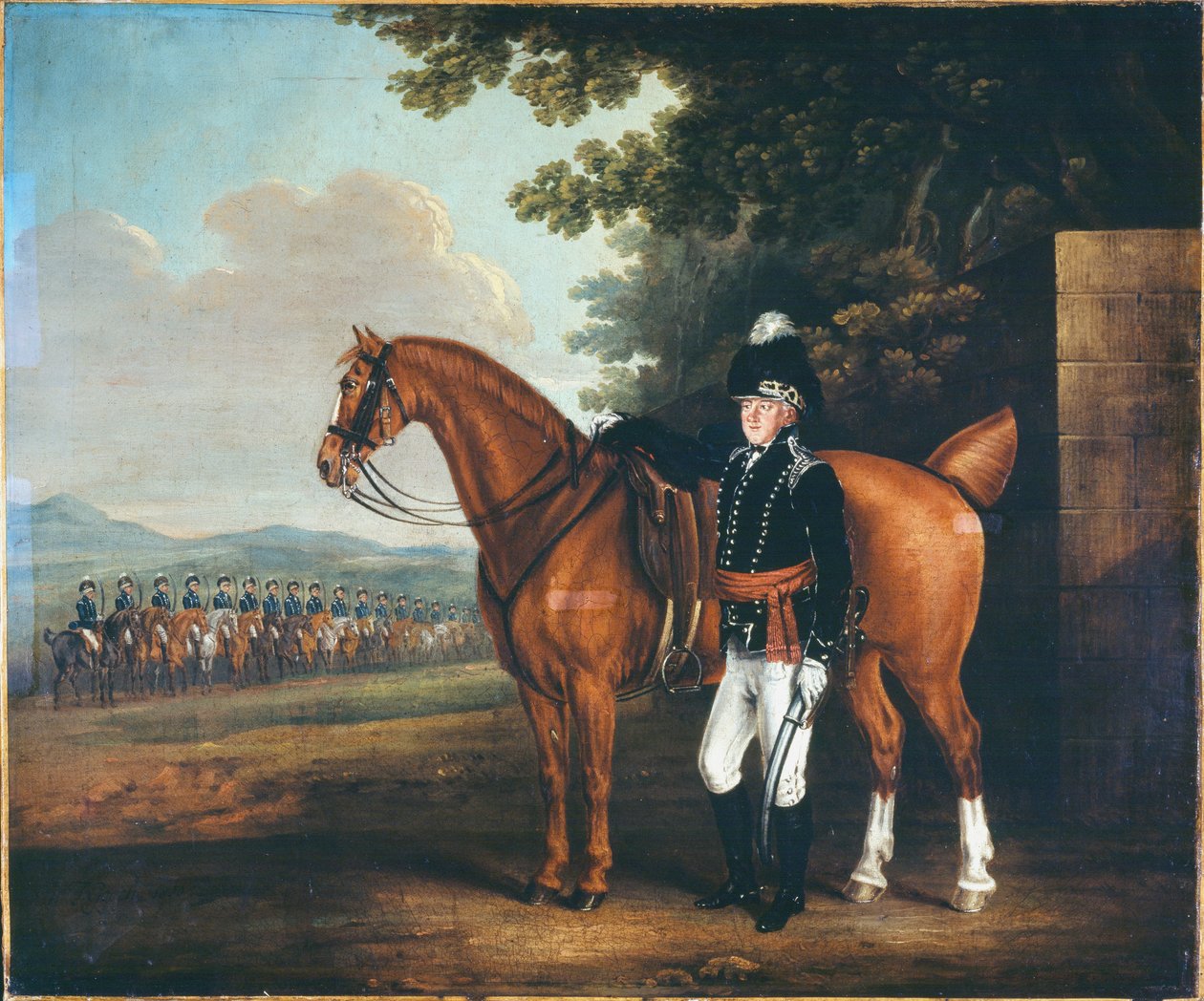 Oberst Thomas Cooper Everitt, 1800 af Thomas Gooch