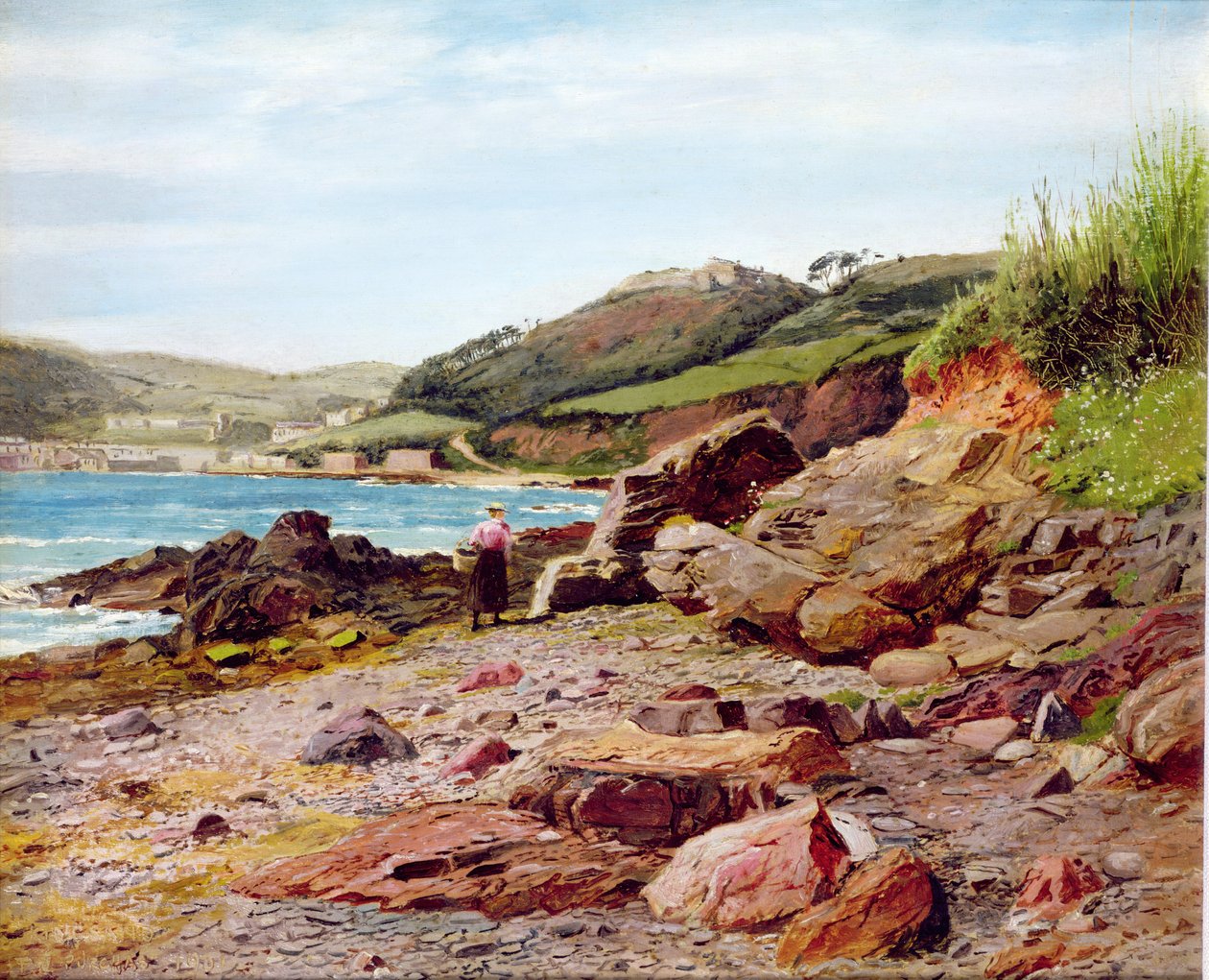 Kingsland, Cornwall fra Pickle Point af Thomas J. Purchas