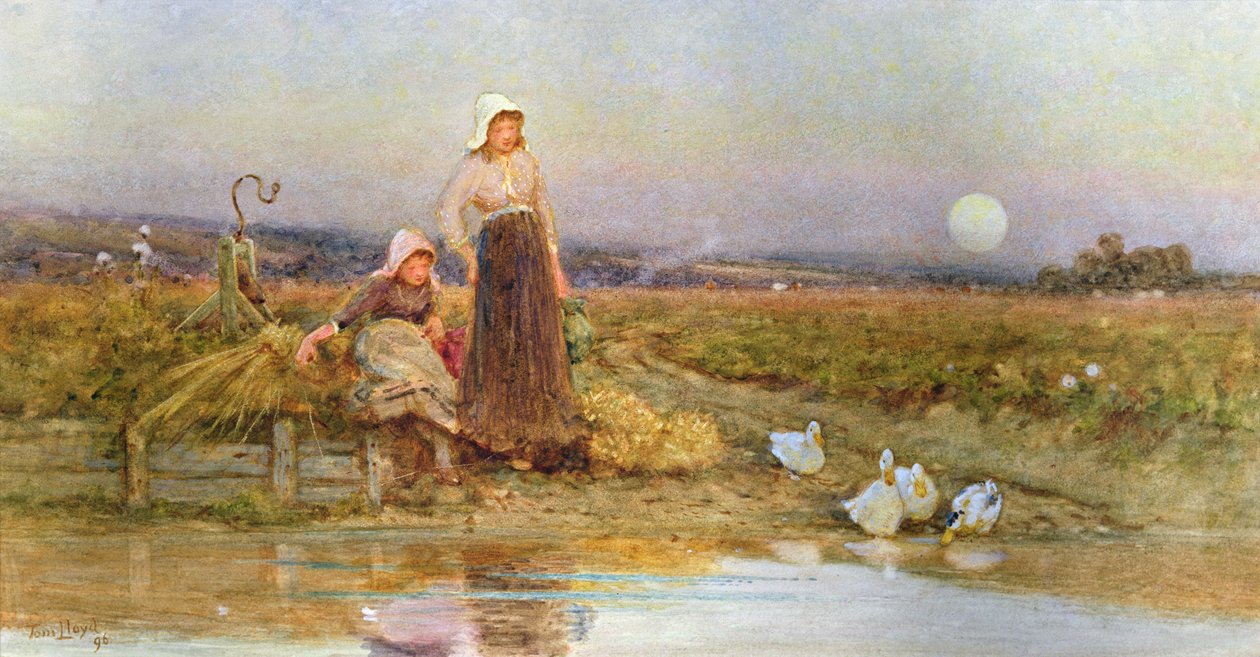 The Gleaners, 1896 af Thomas James Lloyd