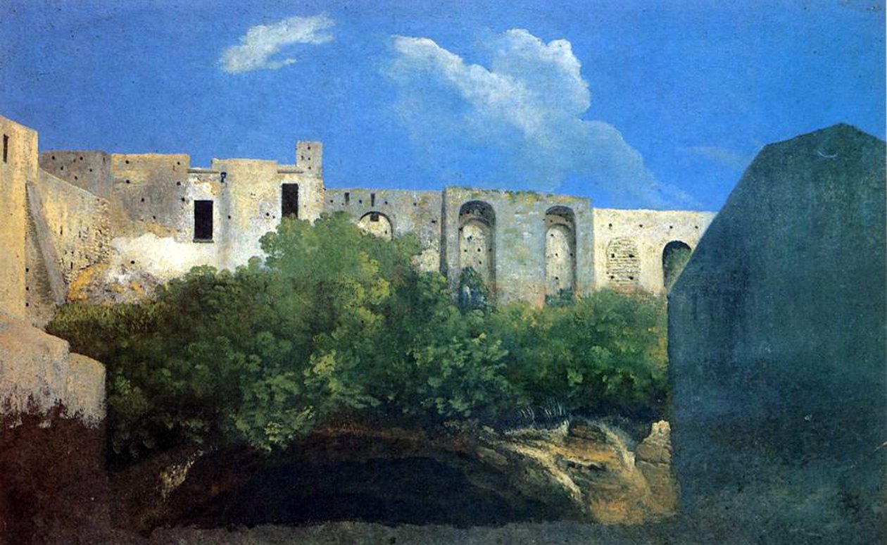 Bygningsruiner nær Napoli, ca. 1782 af Thomas Jones