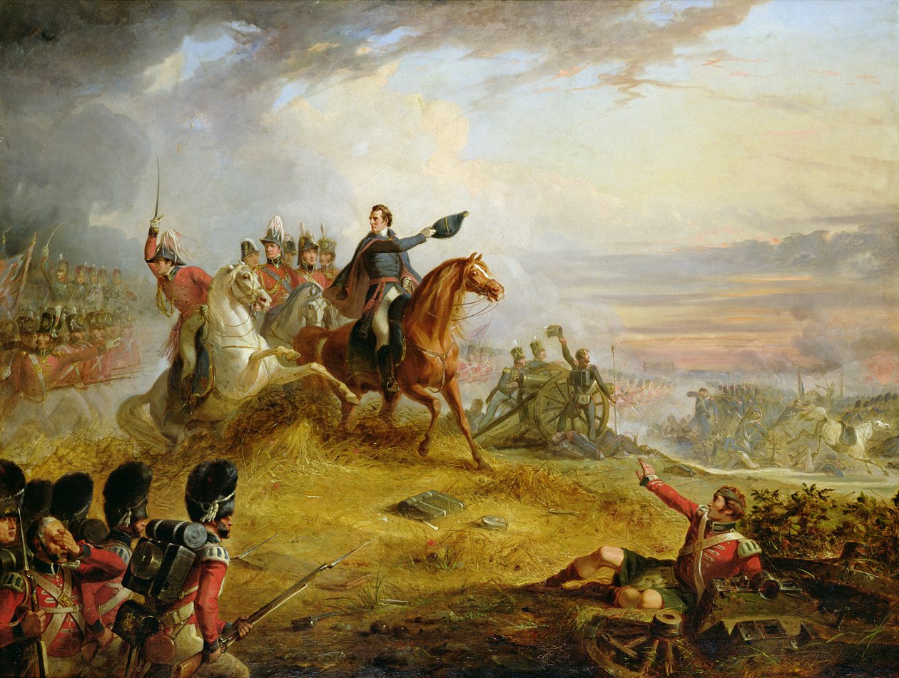 En hændelse i slaget ved Waterloo i 1815 af Thomas Jones