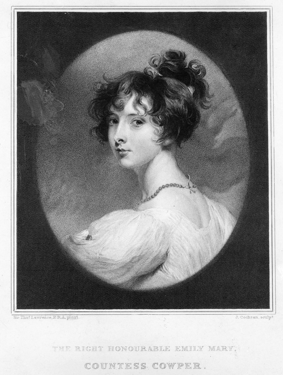 Emily Mary, grevinde Cowper af Thomas Lawrence