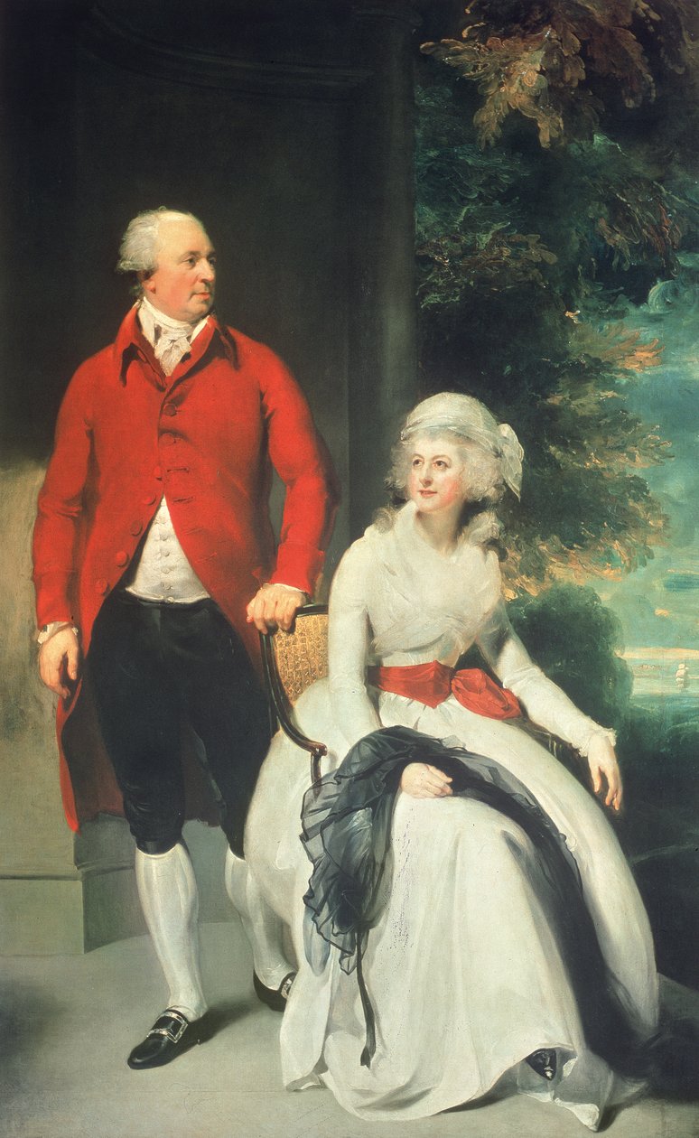 John Julius Angerstein (1735-1823) og hans anden kone, Eliza Payne (1748-1800), 1792 af Thomas Lawrence