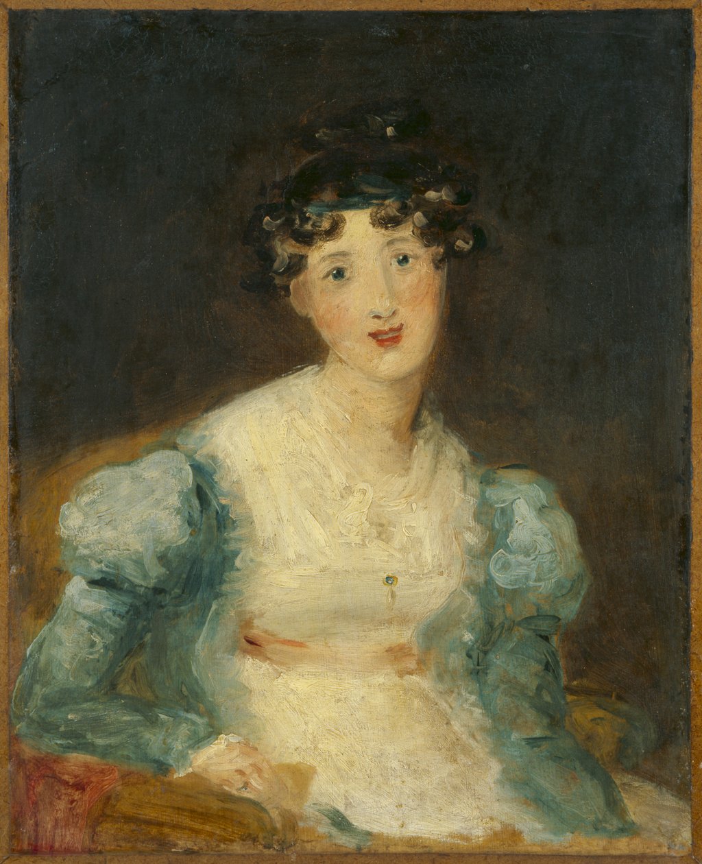 Ung Dame siddende af Thomas Lawrence