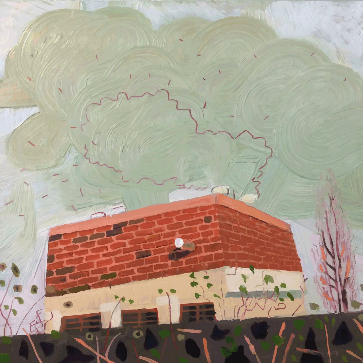 Hackney marshes Cricket pavillon luftventil #2 af Thomas MacGregor