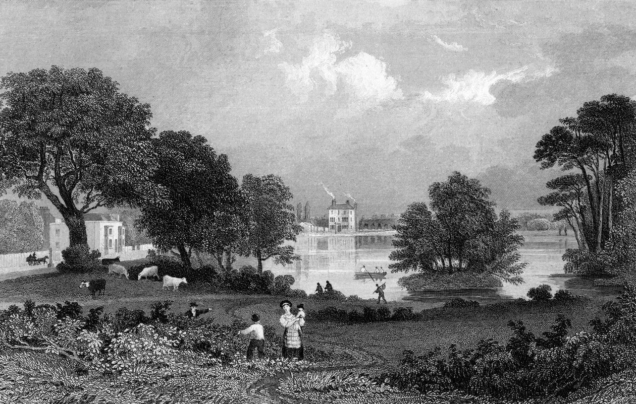 The Eagle, Snaresbrook, graveret af Samuel Lacey, 1832 af Thomas Mann Baynes