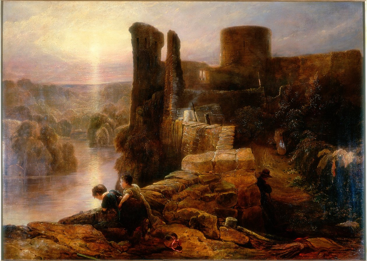 Barnard Castle, County Durham, ca. 1826 af Thomas Miles Richardson