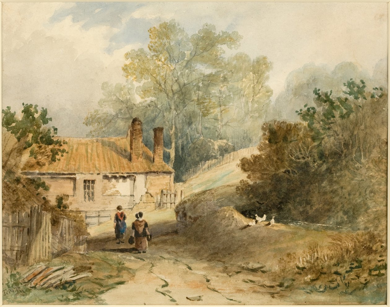 Pandon Dene (akvarel på papir) af Thomas Miles Richardson