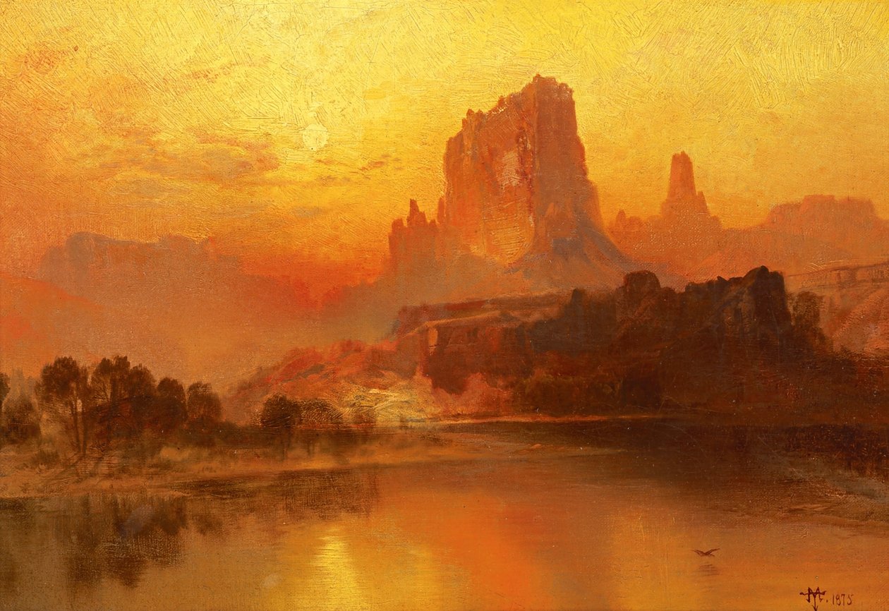 Den gyldne time af Thomas Moran