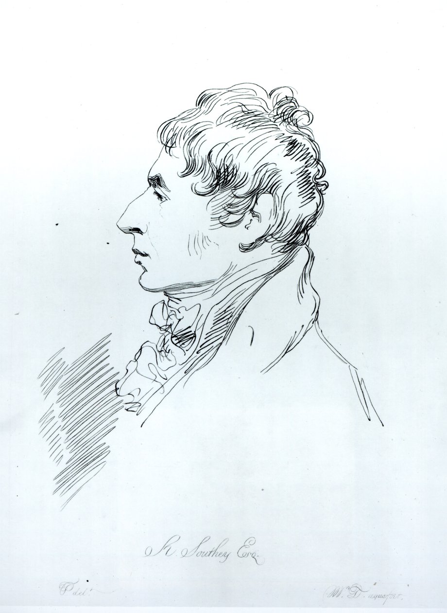 Portræt af Robert Southey (1774-1843) af Thomas Phillips