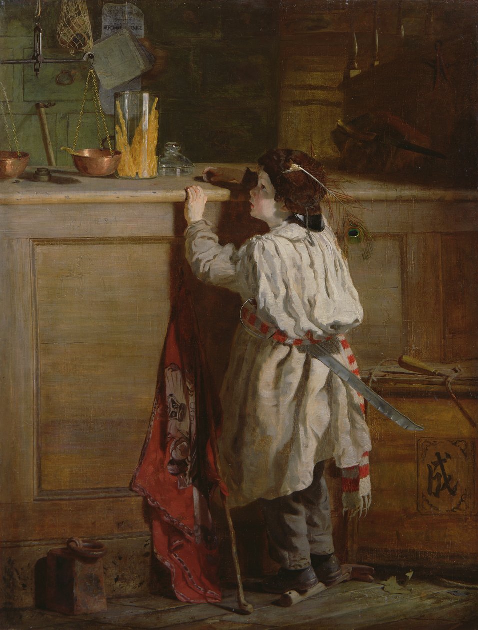 Tapperhedsbelønninger, ca. 1875 af Thomas Reynolds Lamont