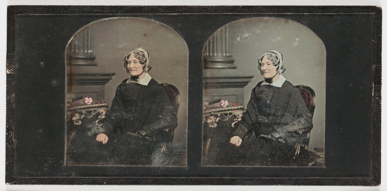 Portræt af en ældre kvinde, ca. 1855 (daguerreotypi) af Thomas Richard Williams