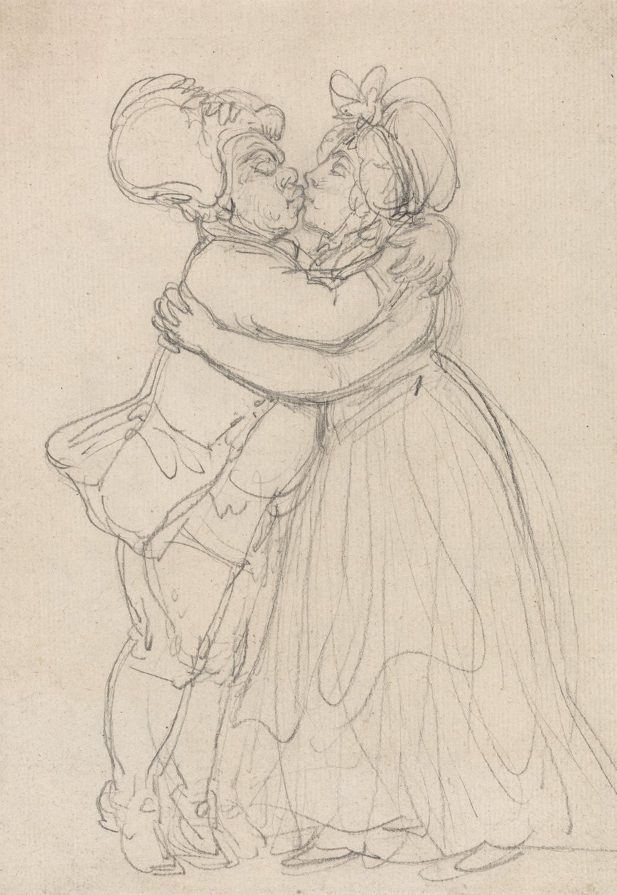 Tilgivende elskere af Thomas Rowlandson