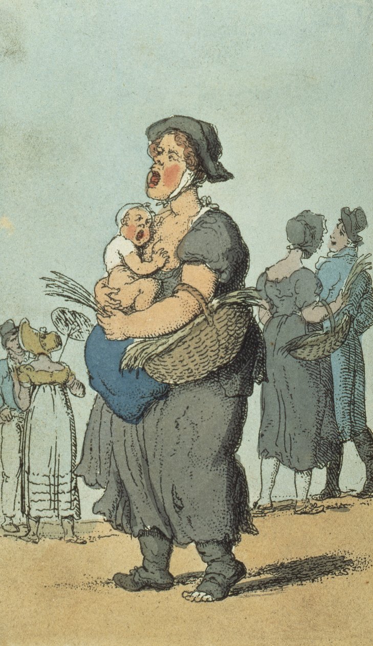 Sød lavendel, 1820 af Thomas Rowlandson