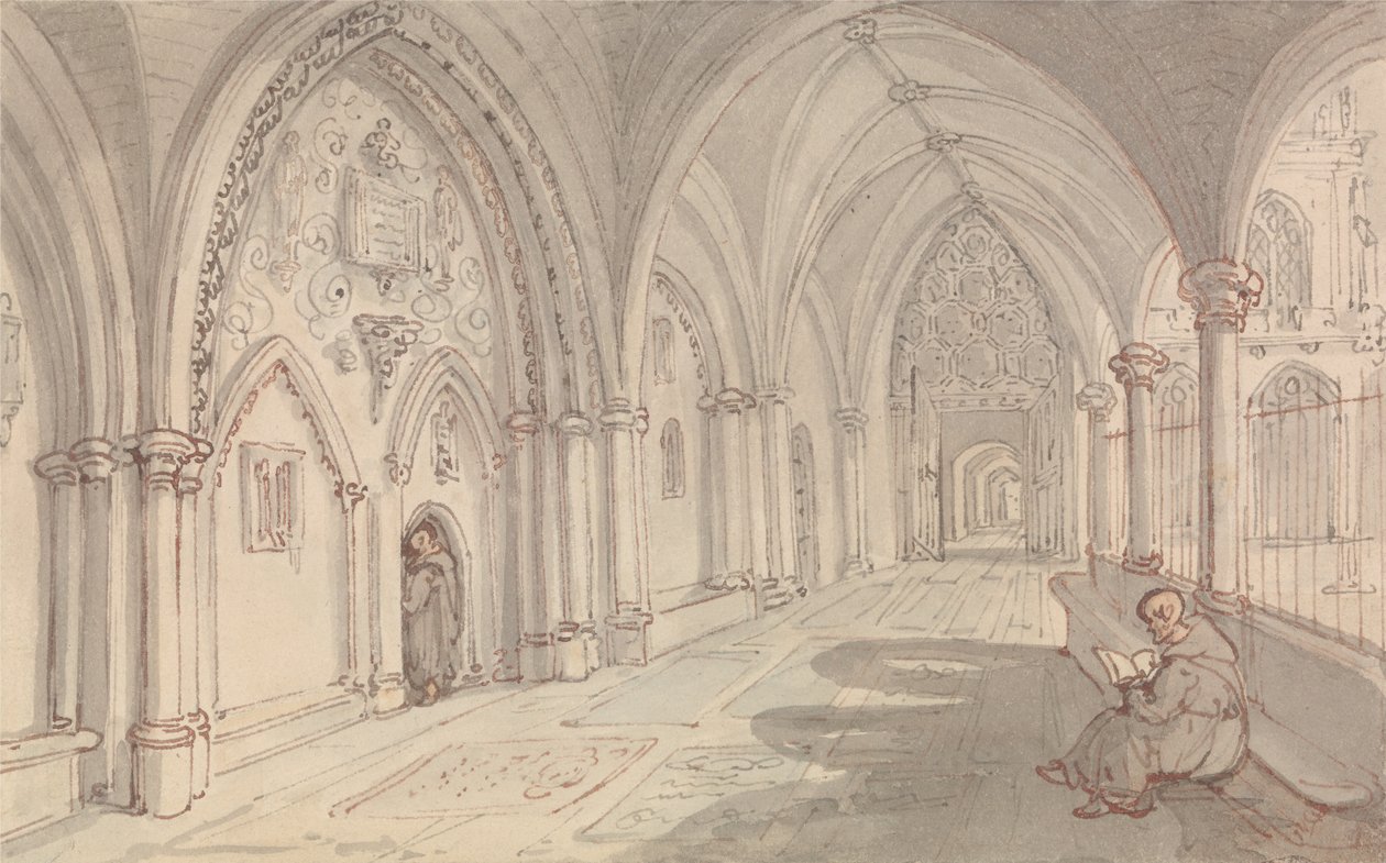 Klostrets klostre af Thomas Rowlandson