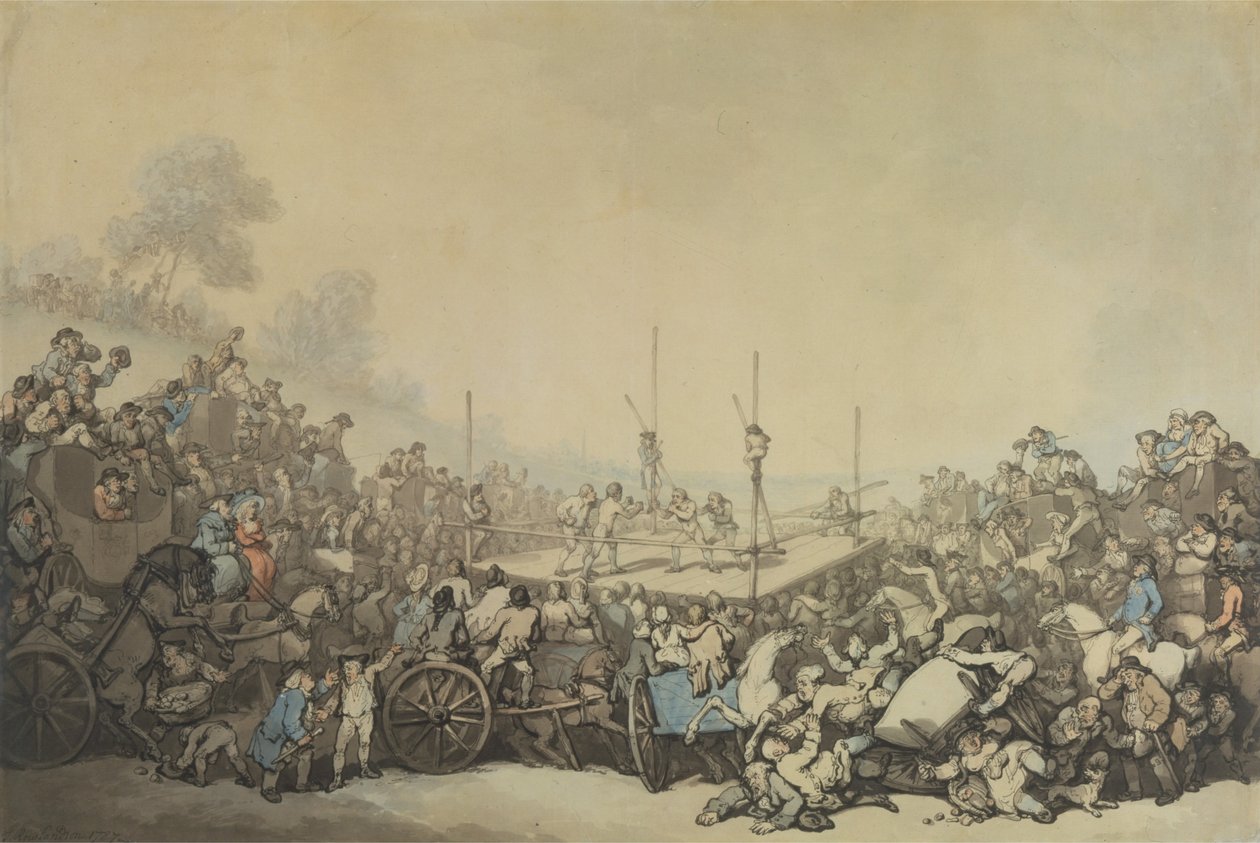 Præmiekampen af Thomas Rowlandson