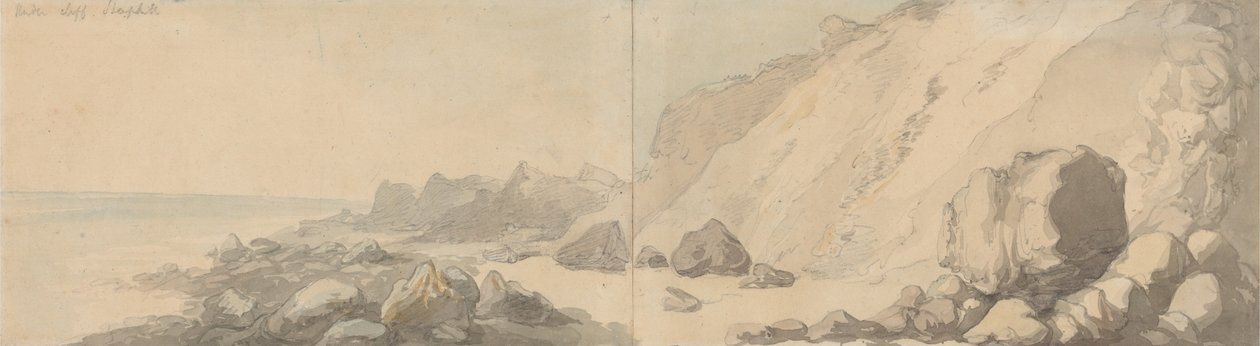 Underklippen, Steephill, Isle of Wight af Thomas Rowlandson