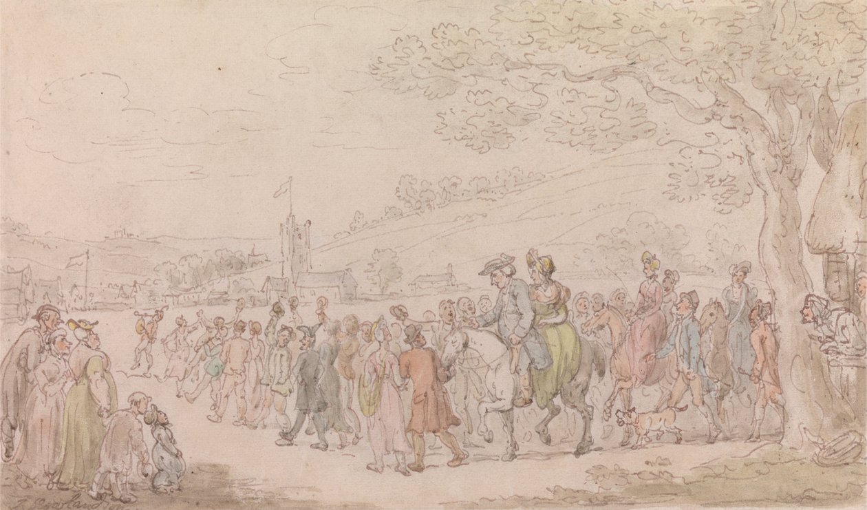 Præsten i Wakefield- Velkommen af Thomas Rowlandson