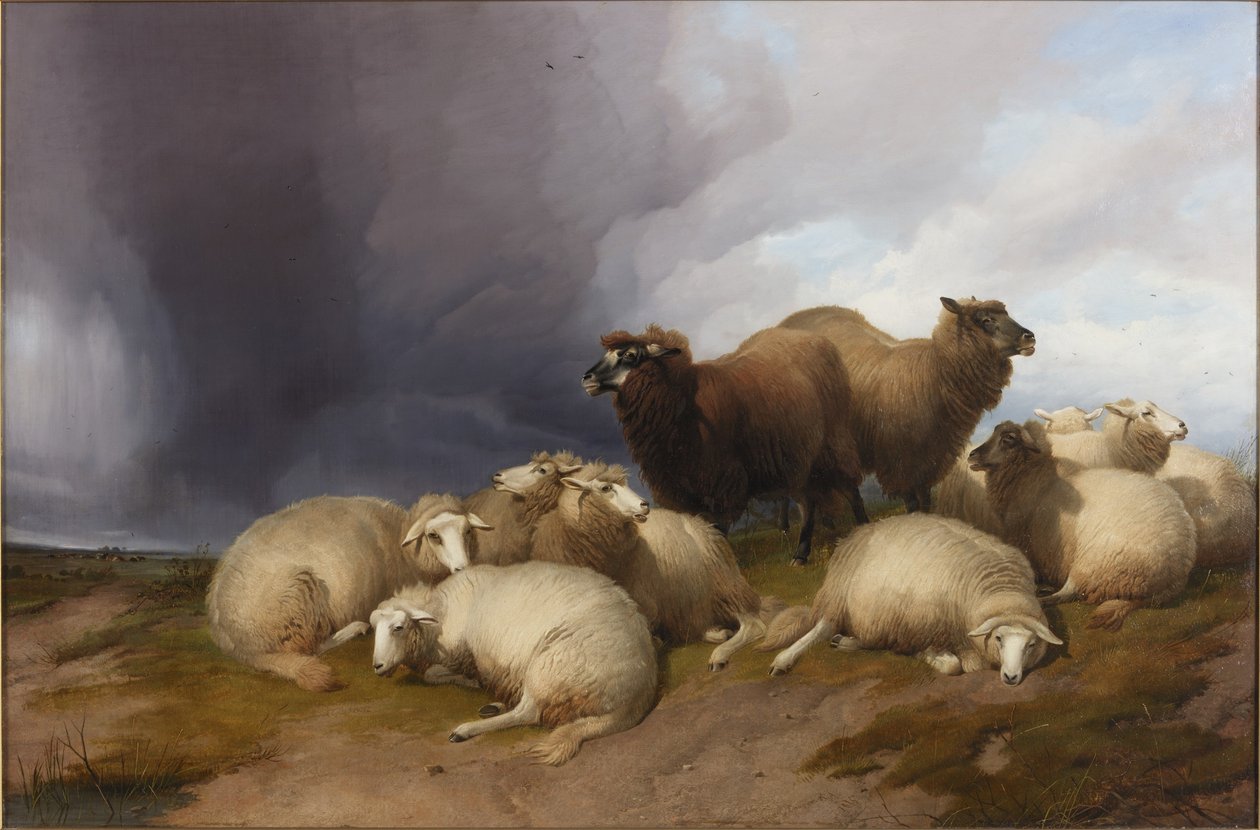 Stormen nærmer sig af Thomas Sidney Cooper