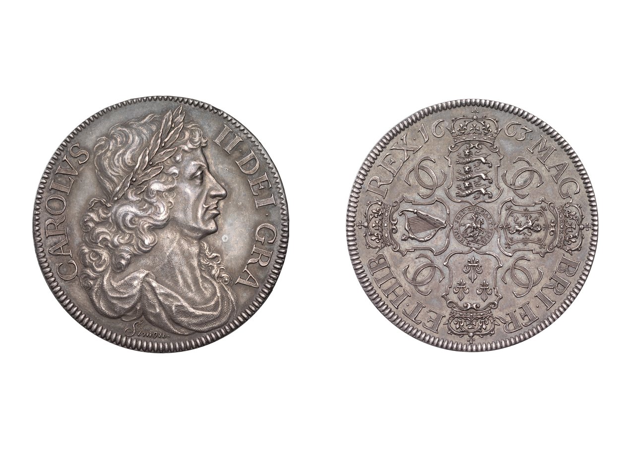 Andragende krone, 1663 (metal) af Thomas Simon