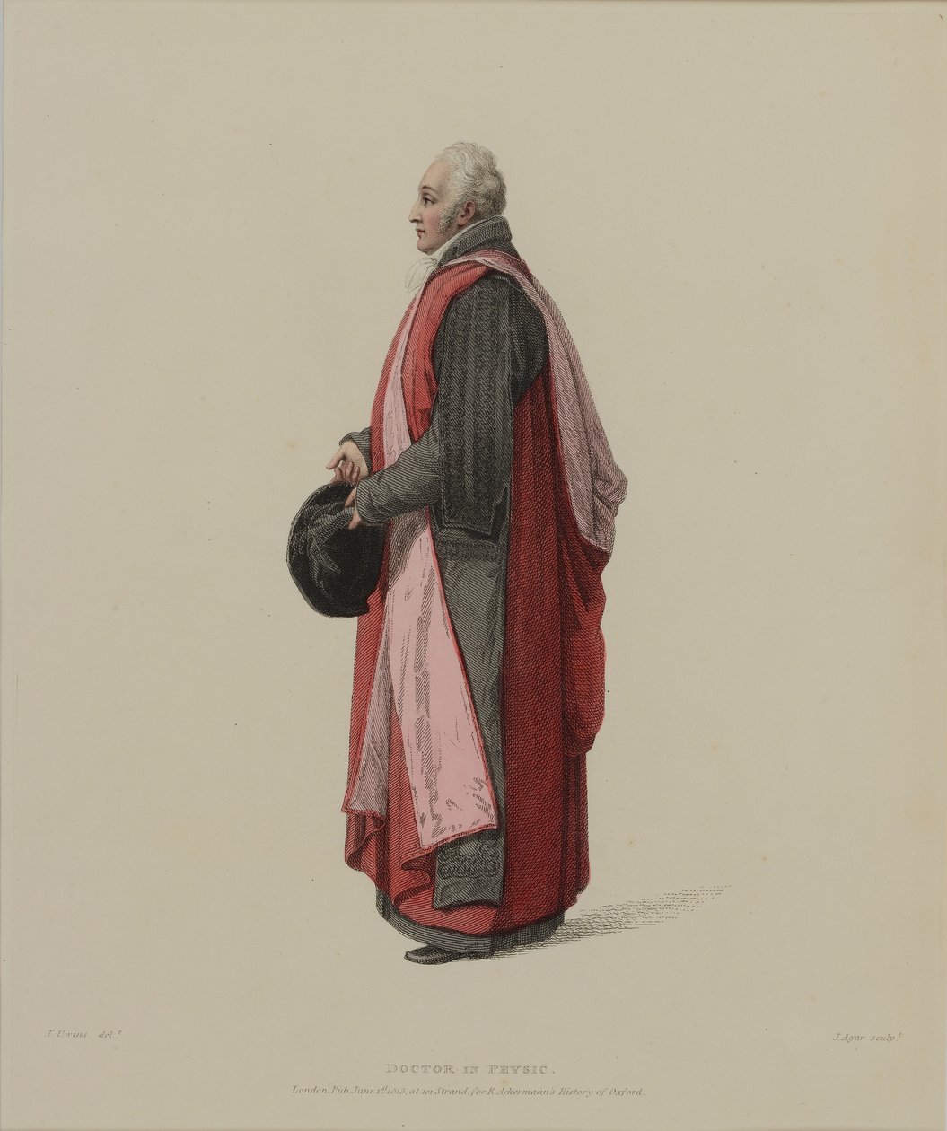 Doctor in Physic, graveret af J. Agar, udgivet i R. Ackermanns 