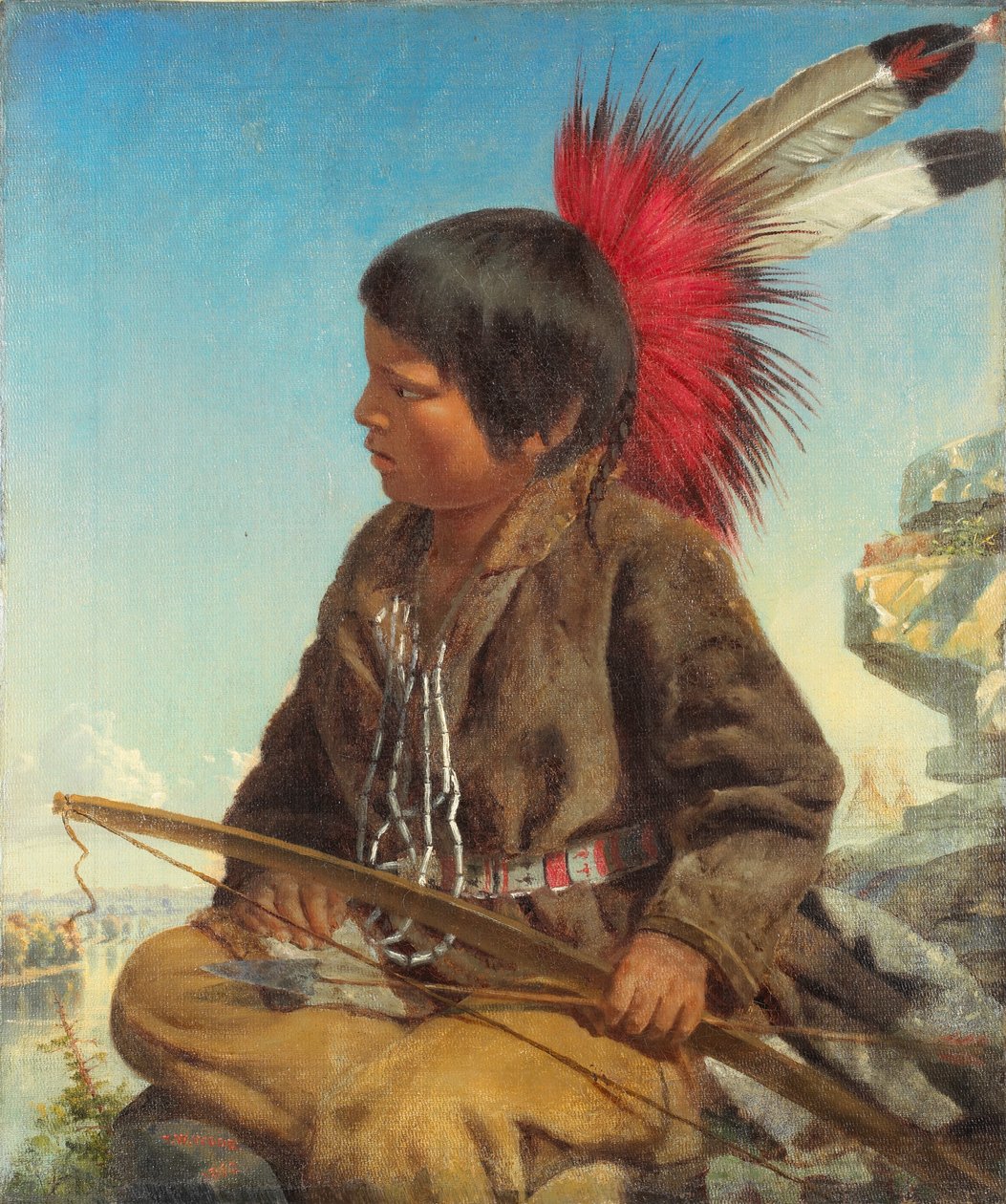 Indianerdreng ved Fort Snelling, 1862 af Thomas Waterman Wood