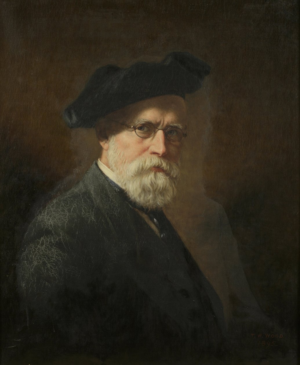 Selvportræt, 1895 af Thomas Waterman Wood
