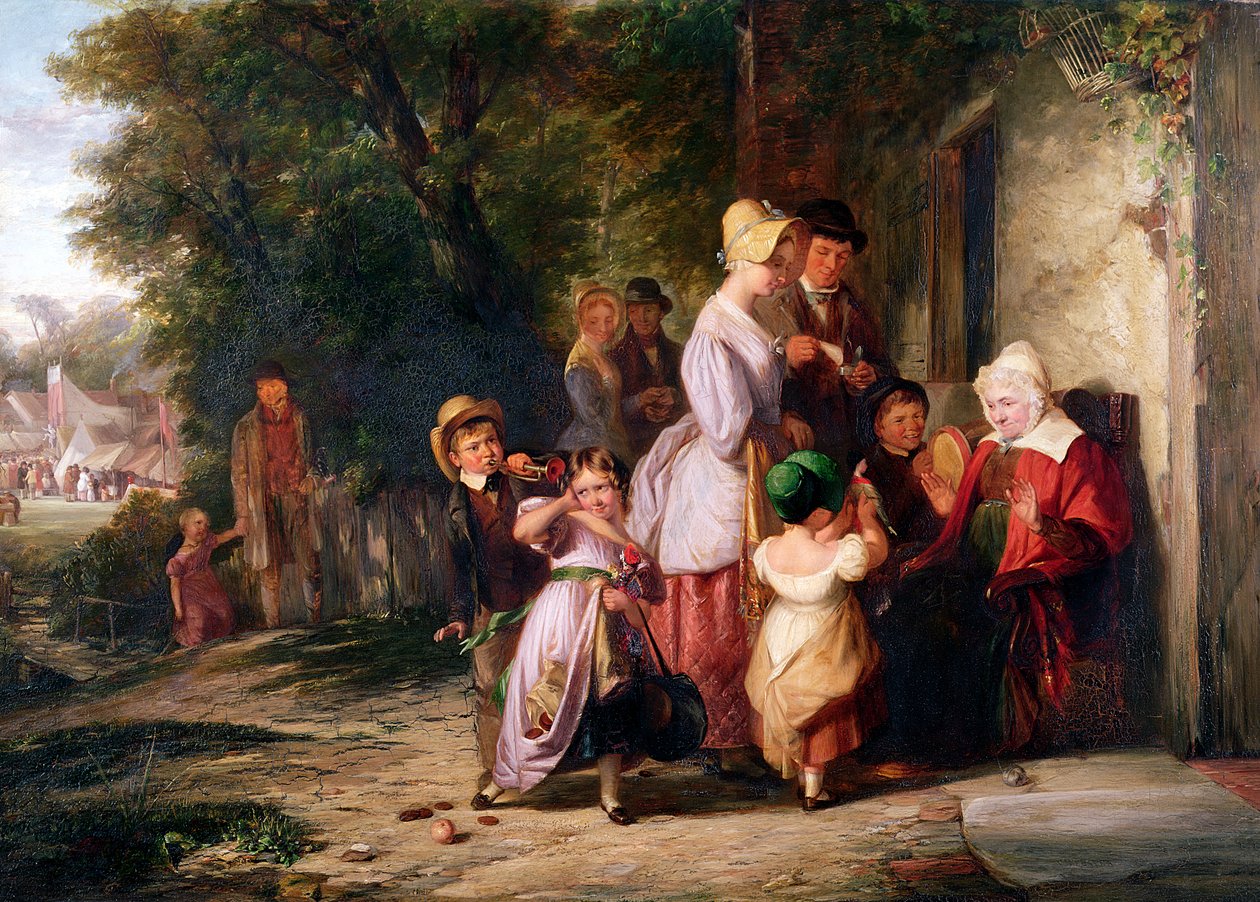 Hjemkomst fra messen af Thomas Webster