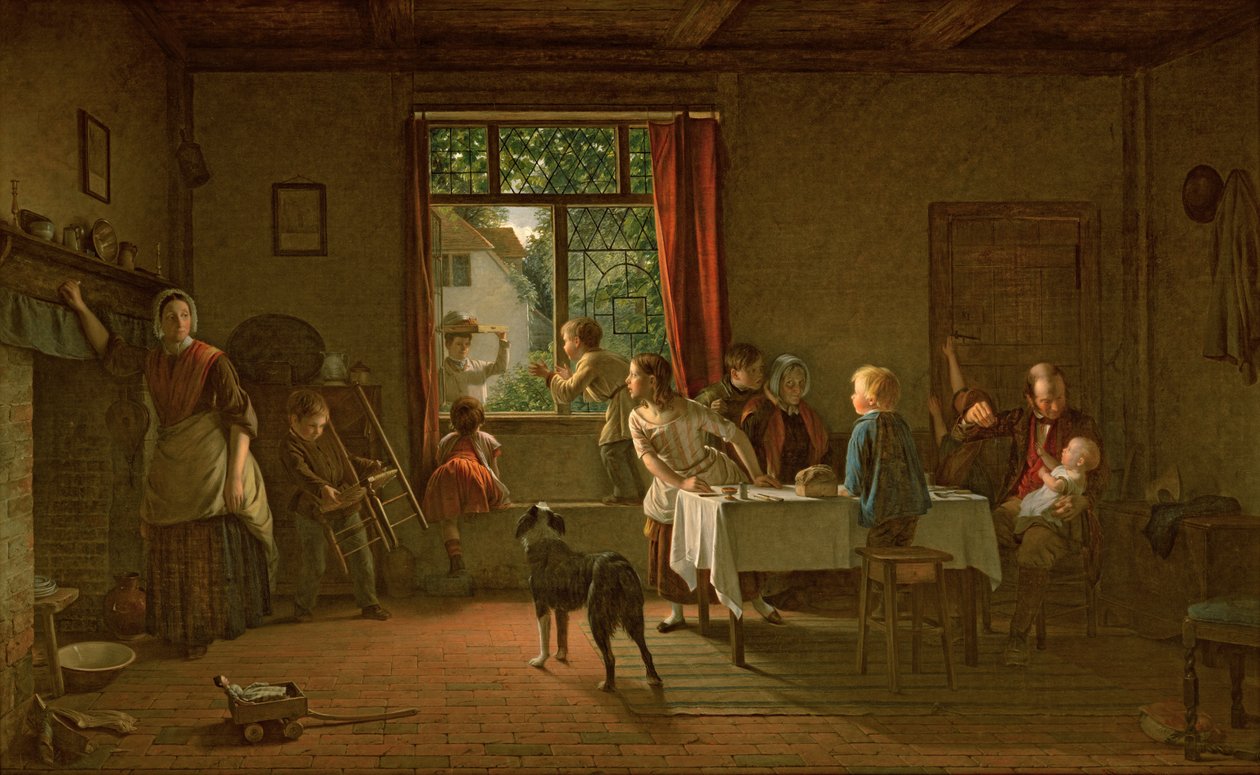 Steget gris, 1862 af Thomas Webster