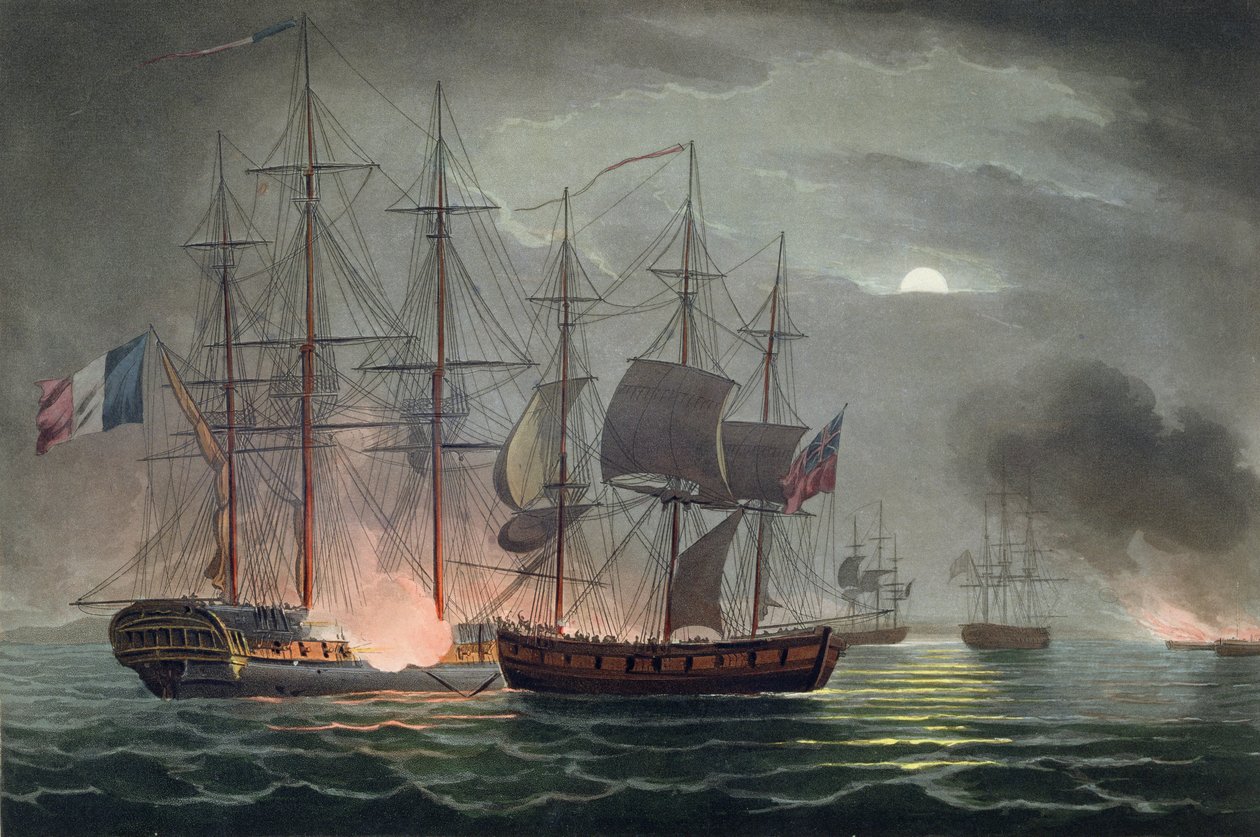 Capture of La Desiree, 7. juli 1800, fra 