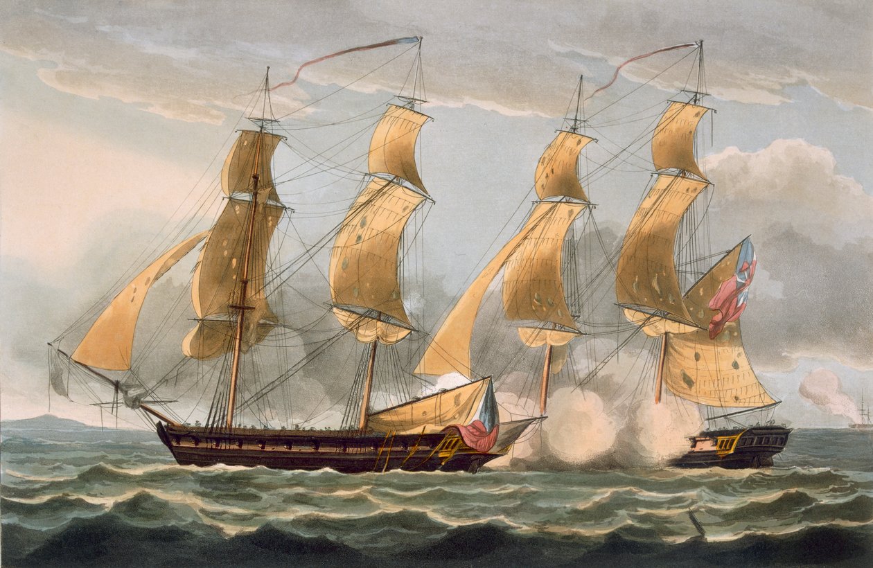 Capture of the Argus, 14. august 1813, fra 