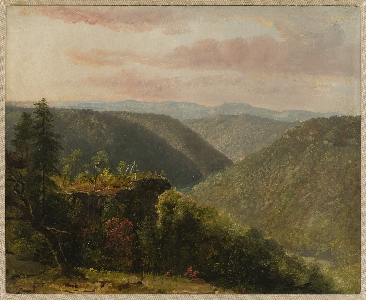 Rolling Hills, 1846 af Thomas Worthington Whittredge