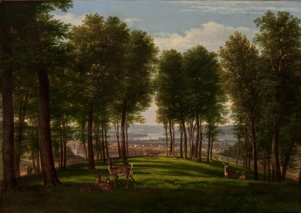 Udsigt over Cincinnati, Ohio af Thomas Worthington Whittredge