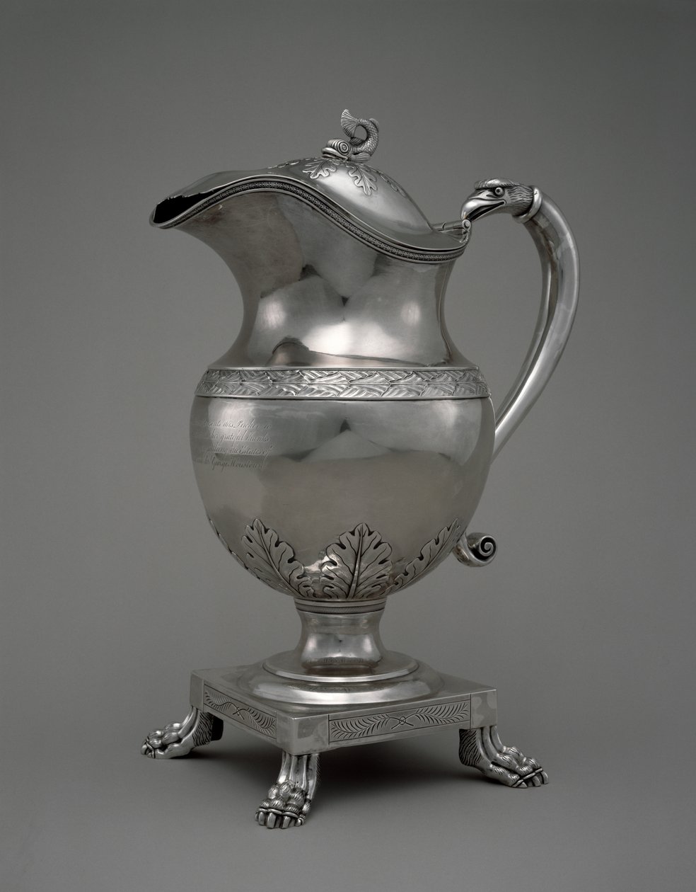 Pitcher, 1815 (sølv) af Thomas and Gardiner Fletcher