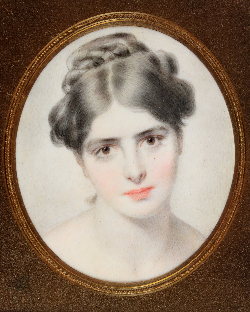 Fanny Kemble (emalje) af Thomas (after) Lawrence