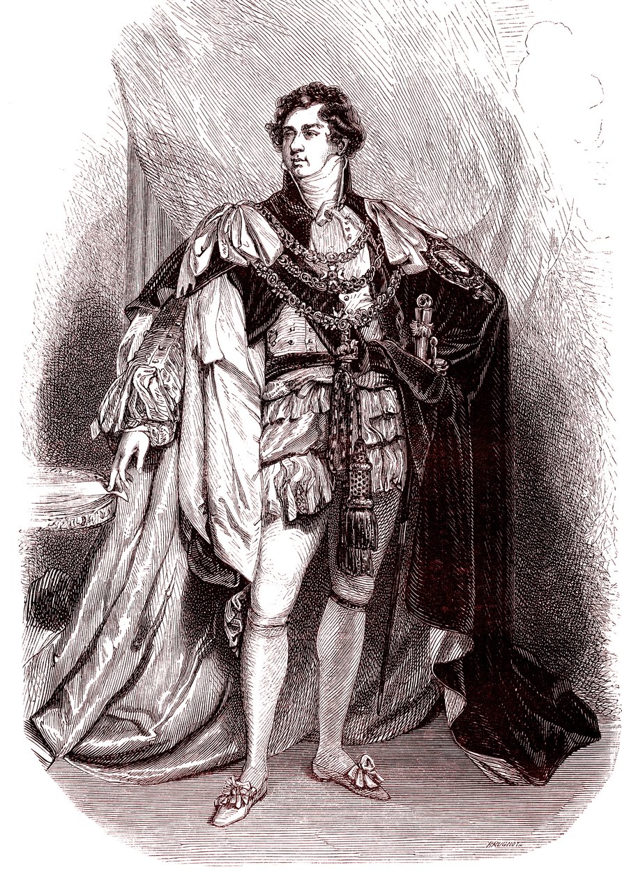 George IV, konge af England af Thomas (after) Lawrence
