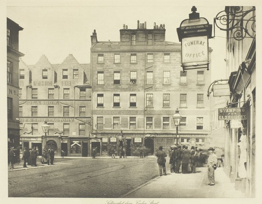 Saltmarket fra London Street af Thomas Annan