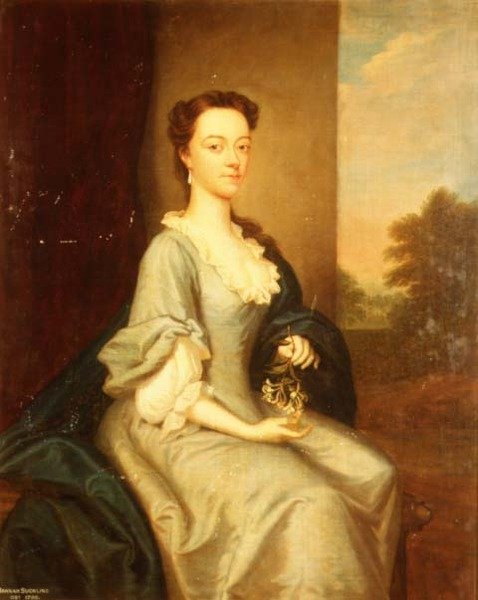 Portræt af Hannah Suckling af Thomas Bardwell